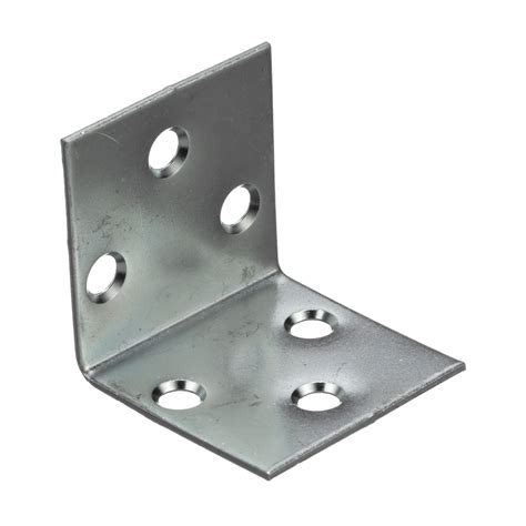 metal bracket with screw holes